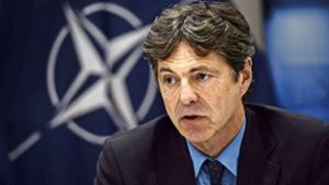 Arndt Freytag von Loringhoven in seiner Funktion als Geheimdienstkoordinator bei der Nato im Jahr 2018. Foto: picture alliance / empics/Sean Kilpatrick