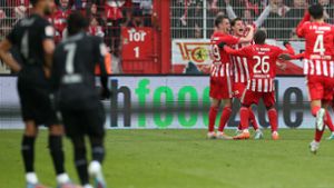 Der VfB Stuttgart hat gegen den 1. FC Union Berlin 0:3 verloren gespielt. Foto: Baumann/Cathrin Müller