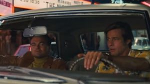 Leonardo DiCaprio (li.) und Brad Pitt im Trailer zum neuen Tarantino-Film Foto: Sony