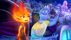Gegensätze ziehen sich an: Wasser-Romeo Wade und Feuer-Julia Ember Foto: Disney/Pixar
