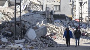 Das Ausmaß der Zerstörung in den von dem  Erdbeben betroffenen Gebieten in der Türkei und Syrien ist immens. Foto: dpa/Boris Roessler