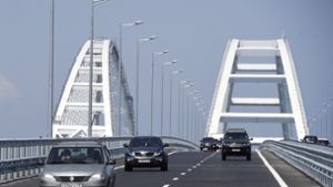 Die Brücke auf die Krim kann über die Zukunft der Halbinsel entscheiden. Foto: AP