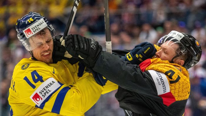 Keine Chance gegen Schwedens NHL-Stars –  Deutschland verliert deutlich