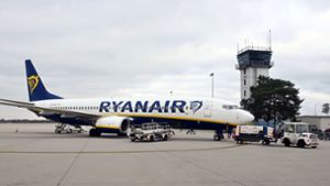 Der Warnstreik betrifft Ryanair am  Baden-Airpark. (Archivbild) Foto: dpa/Uli Deck