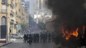 Die Explosion löste wütende Proteste aus. Bis heute ist niemand zur Verantwortung gezogen. Foto: dpa/Hassan Ammar