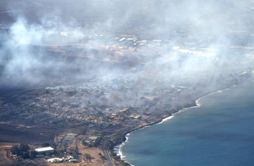 Verheerende Brände auf der Insel Maui. Foto: AFP/HANDOUT