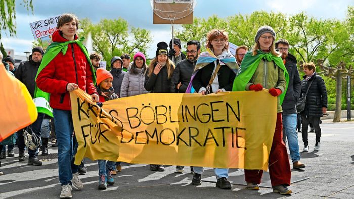 Demo für Demokratie in Böblingen