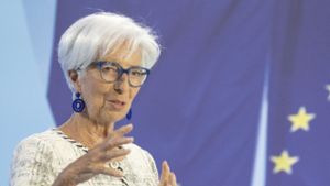 Christine Lagarde, Präsidentin der Europäischen Zentralbank (EZB) Foto: dpa/Boris Roessler