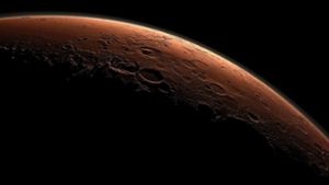 Der Mars ist von der Sonne aus gesehen der vierte Planet und der äußere Nachbar der Erde. Er  gilt als erdähnlicher Planet, ist aber nur etwa halb so groß wie die Erde. Foto: Nasa