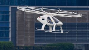 Volocopter absolviert bemannten Testflug in Singapur
