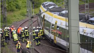 Wegen eines Oberleitungsschadens musste in Plochingen ein Zug evakuiert werden. Foto: SDMG/SDMG /