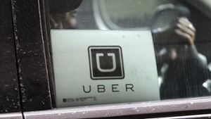 Uber ist wie ein Taxi-Unternehmen anzusehen. Foto: AP