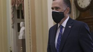 Senator Mitt Romney aus Utah – einer der wenigen Trump-Kritiker bei den Republikanern. Foto: AP/J. Scott Applewhite