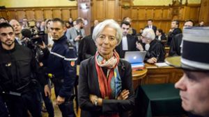 Christine Lagarde selbst war bei der Urteilsverkündung nicht dabei. (Archivfoto) Foto: EPA