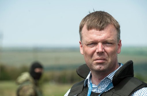 Alexander Hug in der Ukraine. Foto: OSZE