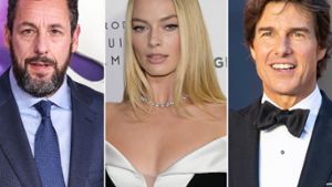 Adam Sandler, Margot Robbie und Tom Cruise gehören zu den Top-Verdienern in Hollywood. Foto: Xavier Collin/Image Press Agency/ImageCollect / Billy Bennight/AdMedia/ImageCollect / Landmark Media/ImageCollect