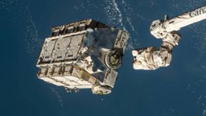 ISS-Batterieblock soll am Himmel verglühen 