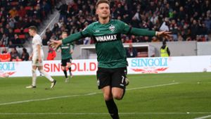 Steht sinnbildlich für die Entwicklung des VfB: Maximilian Mittelstädt. Foto: Baumann/Julia Rahn