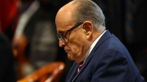 Beispielloser Absturz: Rudy Giuliani. Foto: AFP/Rey Del Rio