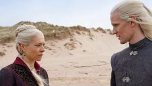 Emma DArcy als Rhaenyra Targaryen und Matt Smith als Daemon Targaryen werden auch in den neuen House of the Dragon-Folgen wieder zu sehen sein. Foto: Home Box Office, Inc. All rights reserved.