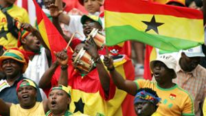 Auch auf  Ghana und seine euphorischen Fans traf Deutschland in der Vorrunde. Foto: baumann/baumann