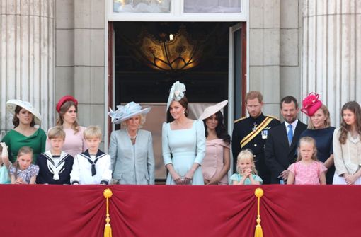 Sie tragen große Namen: Die Familie Windsor und ihre Sprösslinge. Foto: Getty Images Europe