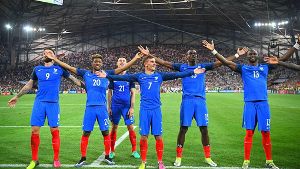 Frankreich macht auf Island bei der Fußball-EM. Und das Netz diskutiert.  Foto: AFP