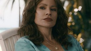 Sofía Vergara, die bislang eher für ihre komödiantischen Rollen bekannt war, zeigt in der Gangster-Serie Griselda neue Seiten. Foto: Netflix