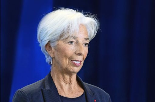 Die neue EZB-Chefin Christine Lagarde will  auf absehbare Zeit am Niedrigzinskurs ihres  Vorgängers Mario Draghi    festhalten.Foto: dpa/Boris Roessler Foto:  