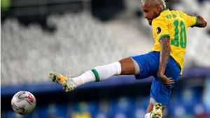 Voller Einsatz: Brasiliens Nummer 10 Neymar Foto: imago/MB Media Solutions
