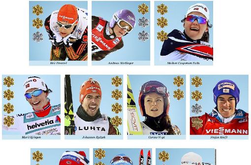 Die Stars der Nordischen Ski-WM Foto: dpa, Getty, AFP, AP