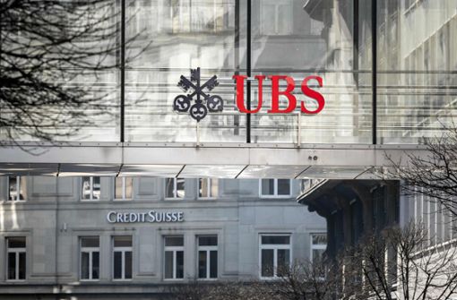 UBS und Credit Suisse sind sich jetzt noch näher gekommen, um eine Schweizer Bankenkrise zu verhindern. Foto: AFP/Fabrice Coffrini