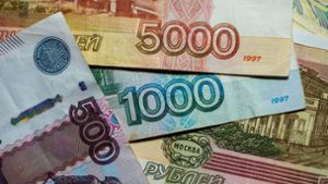 Der russische Rubel hat sich schon wieder erholt. Foto: dpa/Jens Büttner