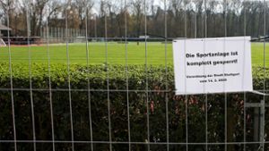 Die Sportvereine musste ihre Anlagen wochenlang schließen. Foto: Baumann