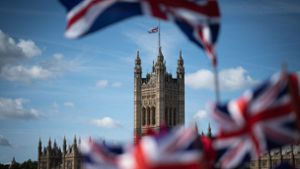 Am Montag wird die Queen in London beigesetzt. Die Trauerfeier beginnt um 12 Uhr. Foto: AFP/LOIC VENANCE