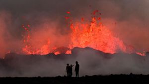 Das Vulkangebiet liegt am Berg Litli-Hrútur etwa 40 Kilometer von Reykjavik entfernt am südwestlichen Zipfel der Halbinsel   Reykjanes. Foto: AFP/Kristin Magnusson