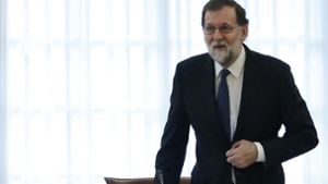 Ministerpräsident Mariano Rajoy will die Foto: AFP