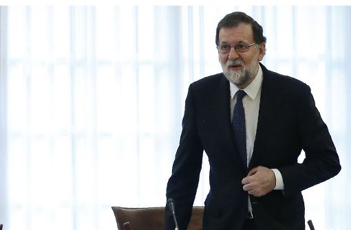 Ministerpräsident Mariano Rajoy will die Foto: AFP