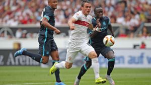 2015 besiegte der VfB mit Filip Kostic Manchester City mit 4:2. Foto: Baumann