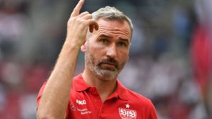 Tim Walter war Trainer des VfB Stuttgart. Foto: imago images/Sven Simon/Frank Hoermann