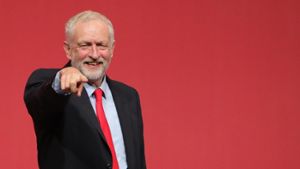 Glücklich nach seiner Wiederwahl: Jeremy Corbyn Foto: Getty