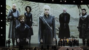 2018 bei der Emmy-Verleihung fühlte sich die „Game of Thrones“-Mannschaft von den Fans noch rundheraus geliebt.  Inzwischen gibt es auch viele gefrustete Seriengucker. Foto: AP