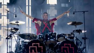 Rammstein-Schlagzeuger Christoph Schneider. Foto: dpa/Christoph Soeder