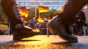 Nach der Messerattacke gab es in Chemnitz etliche rechte Demonstrationen. Foto: dpa