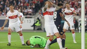 Der VfB Stuttgart  enttäuscht – und zittert weiter