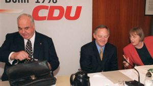 Altkanzler Helmut Kohl (links) prägte die CDU über Jahrzehnte. Foto: dpa