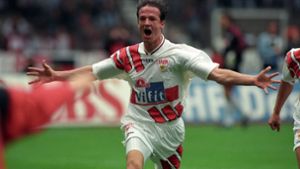 Ex-Stürmer Fredi Bobic wurde 1995/96 Torschützenkönig im Trikot des VfB Stuttgart. Foto: Pressefoto Baumann