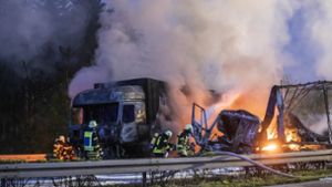 Bei dem Auffahrunfall auf der A7 bei Ellwangen gab es mehrere Schwerverletzte. Foto: 7aktuell.de/Simon Adomat/7aktuell.de | Simon Adomat
