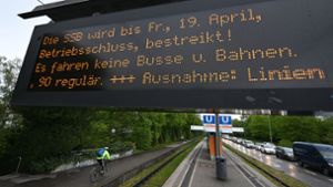 Auch am Freitag kommt es zu Nahverkehrsstreiks in sieben Südwest-Städten. Foto: dpa/Bernd Weißbrod