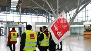 Am Dienstag ab 4 Uhr sollen die Gewerkschaftsmitglieder am Flughafen Stuttgart die Arbeit niederlegen. Foto: 7aktuell.de/Kevin